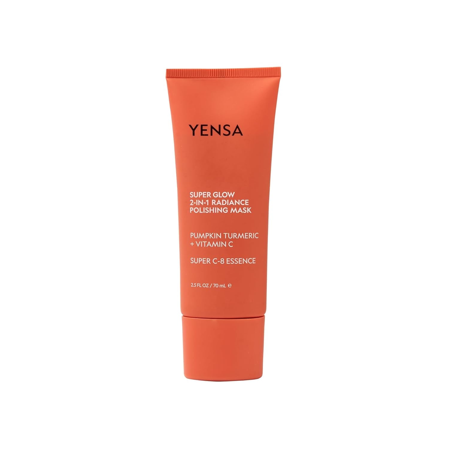 Superglow Radiance Polishing Face Mask - Exfoliating Pumpkin + Turmeric Skincare with 8 Korean Superfoods