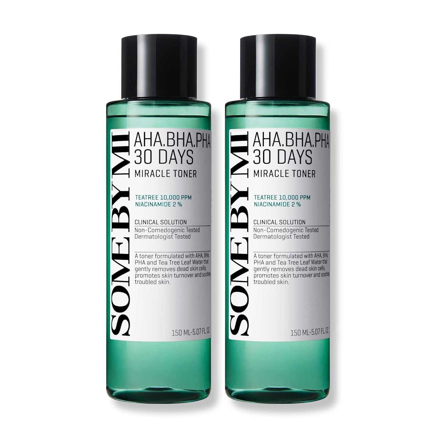 AHA BHA PHA 30 Days Miracle Toner – 5.07Oz, 150Ml – Korean Salicylic Acid Exfoliating Face Toner for All Skin Types – Daily Pore Care & Oil Control with 2% Niacinamide – Korean Skin Care