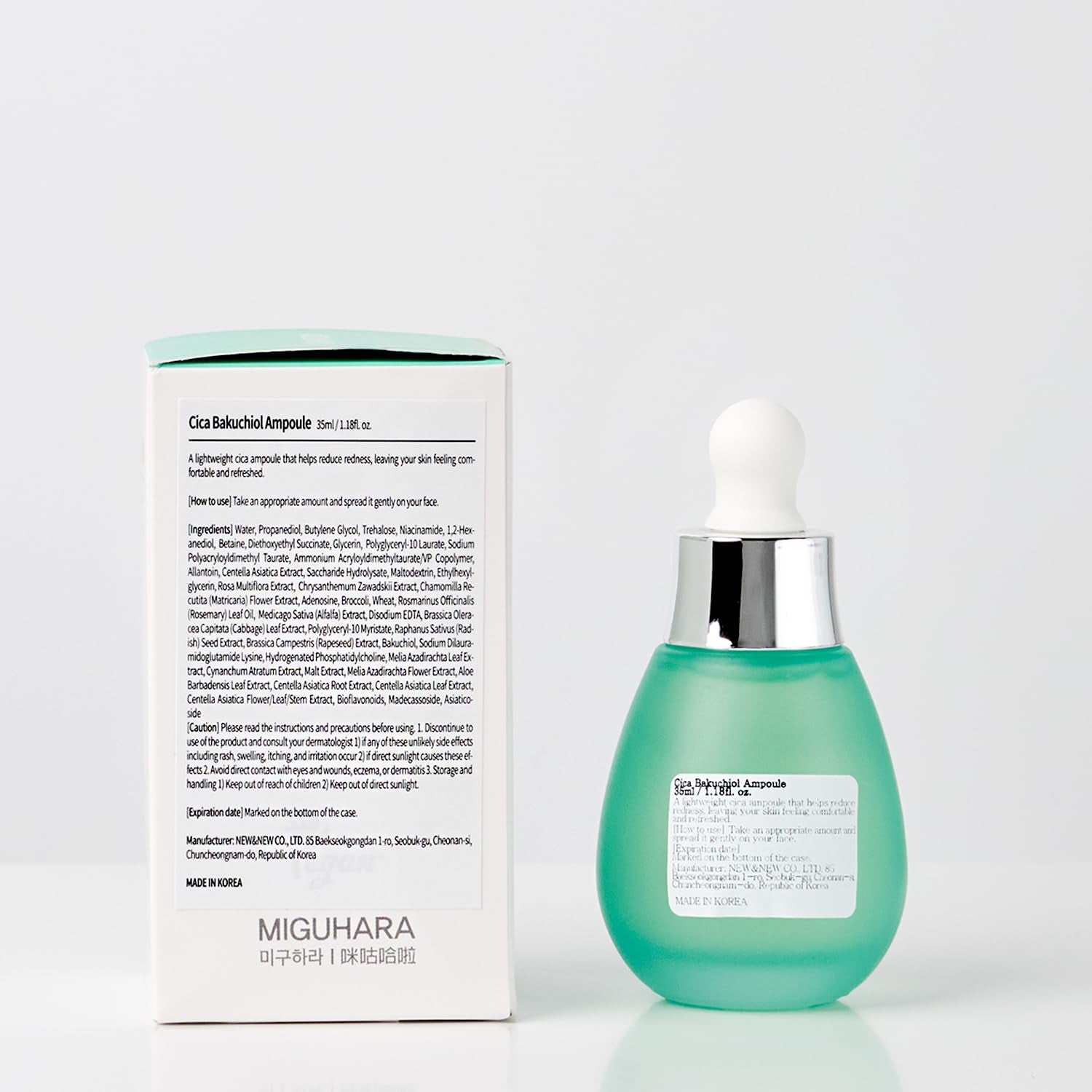Cica Bakuchiol Blemish Ampoule | Korean Skincare Ampoule (35Ml/1.18 Fl.Oz.)